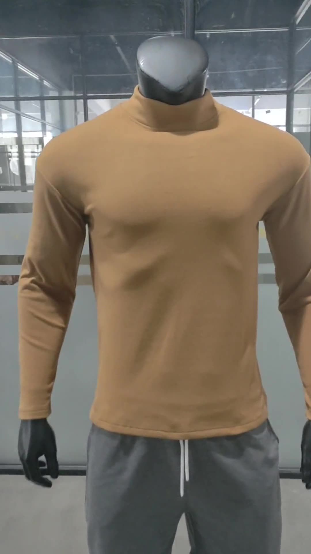 Wholesale Quick Dry Elastic Fitness Clothing 100% Polyester Skin-tight Workout Shirts Men for Gym Training Wear T-Shirts