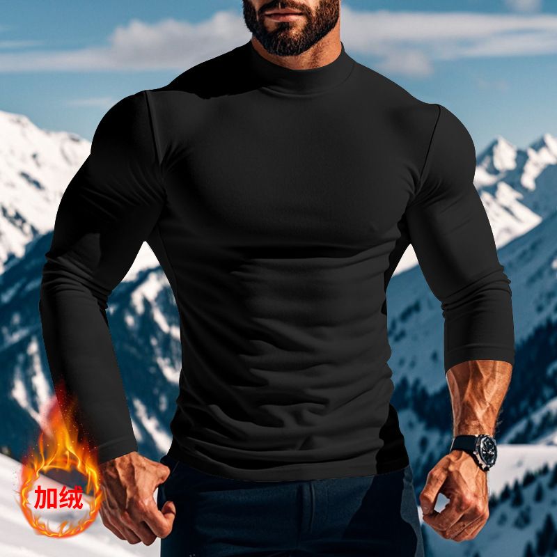 Wholesale Quick Dry Elastic Fitness Clothing 100% Polyester Skin-tight Workout Shirts Men for Gym Training Wear T-Shirts