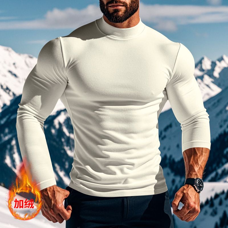 Wholesale Quick Dry Elastic Fitness Clothing 100% Polyester Skin-tight Workout Shirts Men for Gym Training Wear T-Shirts