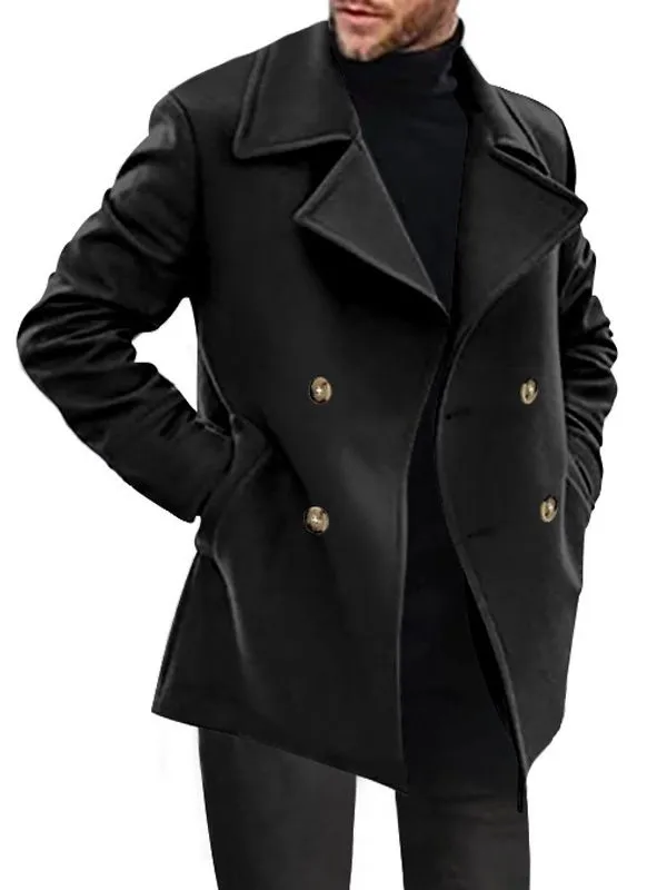Men's Winter Overcoat New Woolen Jacket Warm and Thick Clothing clothing manufacturers custom Coats