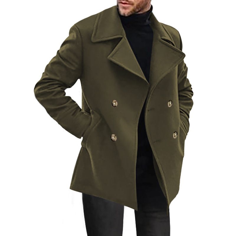 Men's Winter Overcoat New Woolen Jacket Warm and Thick Clothing clothing manufacturers custom Coats