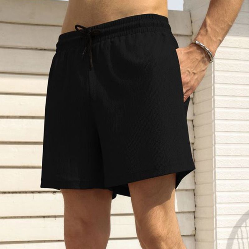 King Mcgreen star Fashion Hip Hop Bottoms Corduroy Threaded Shorts Training Fitness inner lining double layer woven shorts Pants Casual