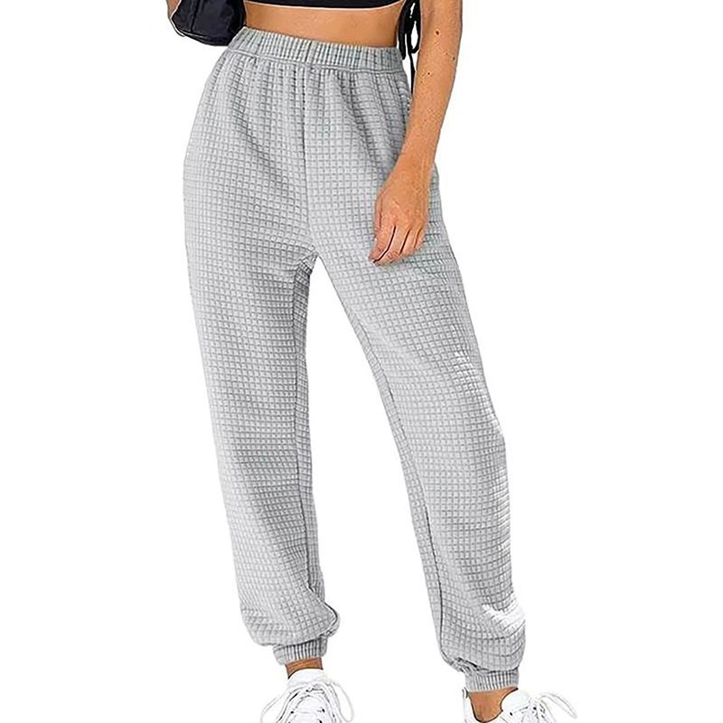 Wholesale Casual Sports Pants Solid Casual Female Trousers Ladies Elegant Sweatpants Jeans