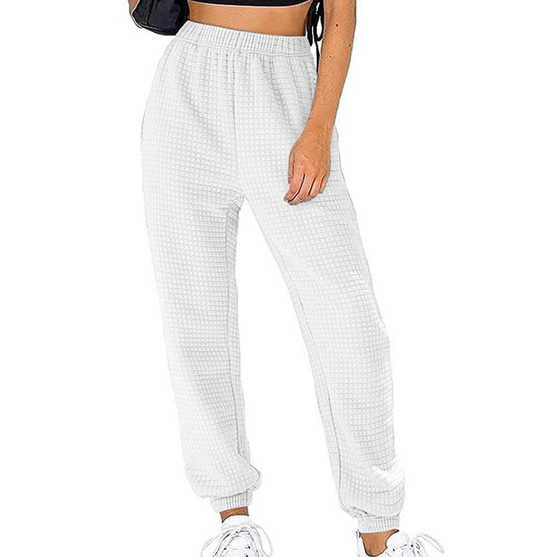 Wholesale Casual Sports Pants Solid Casual Female Trousers Ladies Elegant Sweatpants Jeans