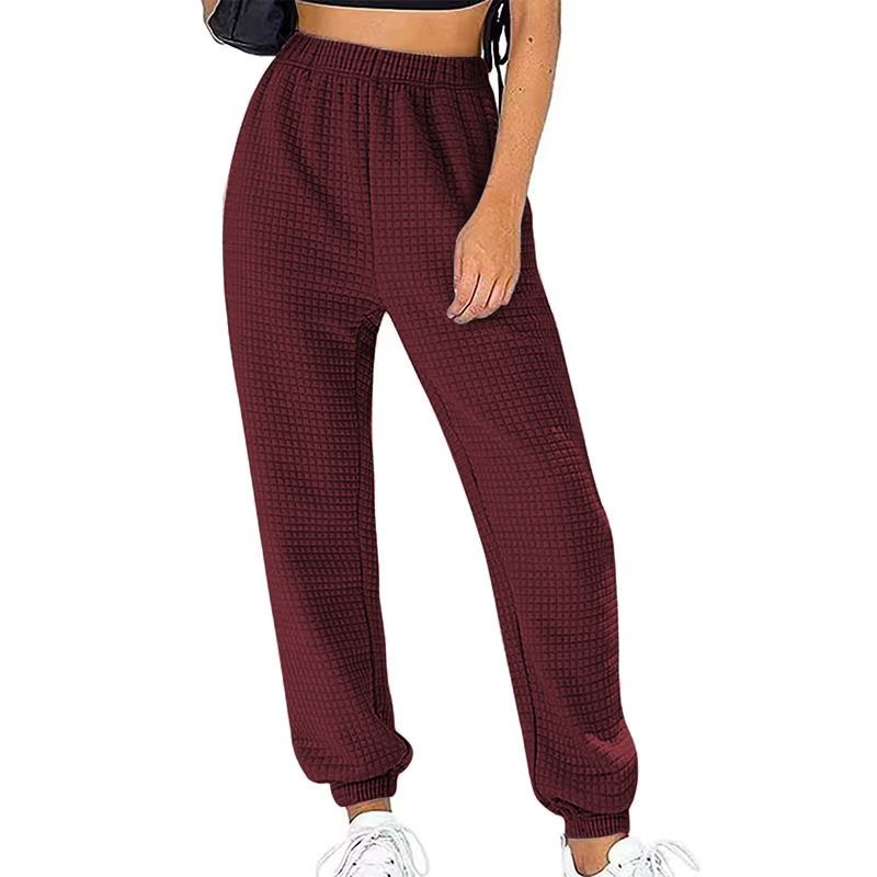 Wholesale Casual Sports Pants Solid Casual Female Trousers Ladies Elegant Sweatpants Jeans
