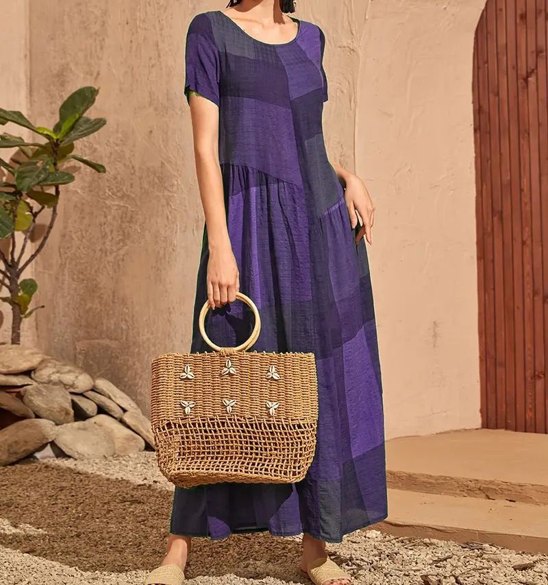 Simple Abaya Design Long Sleeve Pleats Islamic Modern Ethnic Clothing Abaya Muslim Women Dress Islamic Clothing  > Dresses