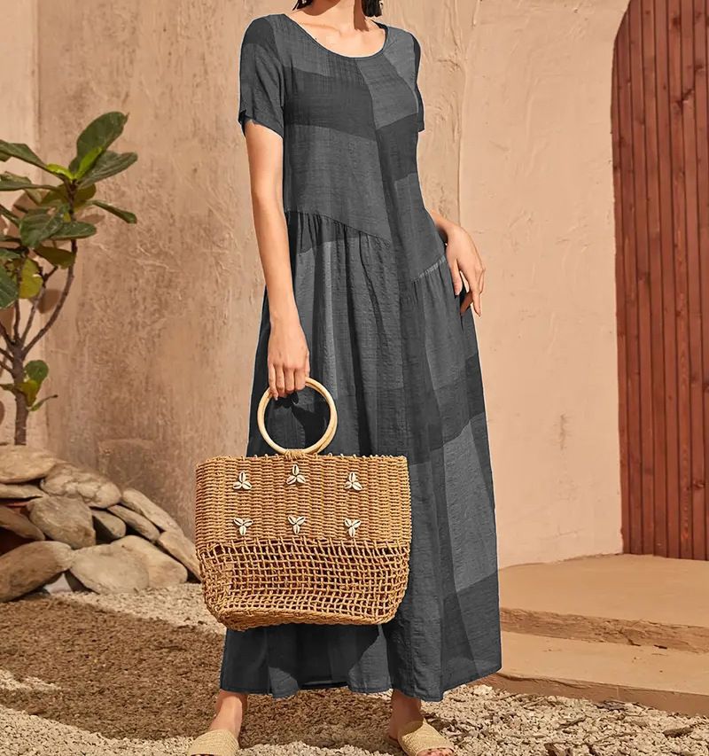 Simple Abaya Design Long Sleeve Pleats Islamic Modern Ethnic Clothing Abaya Muslim Women Dress Islamic Clothing  > Dresses