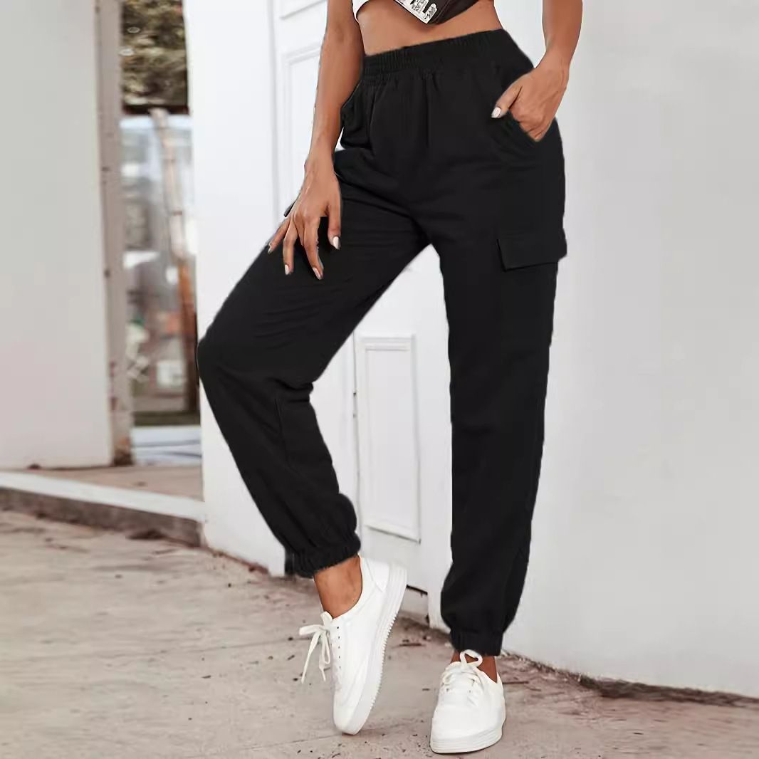 Womens High Waisted Sweatpants Joggers Lightweight Baggy Workout Cargo Pants with Pockets  Pants