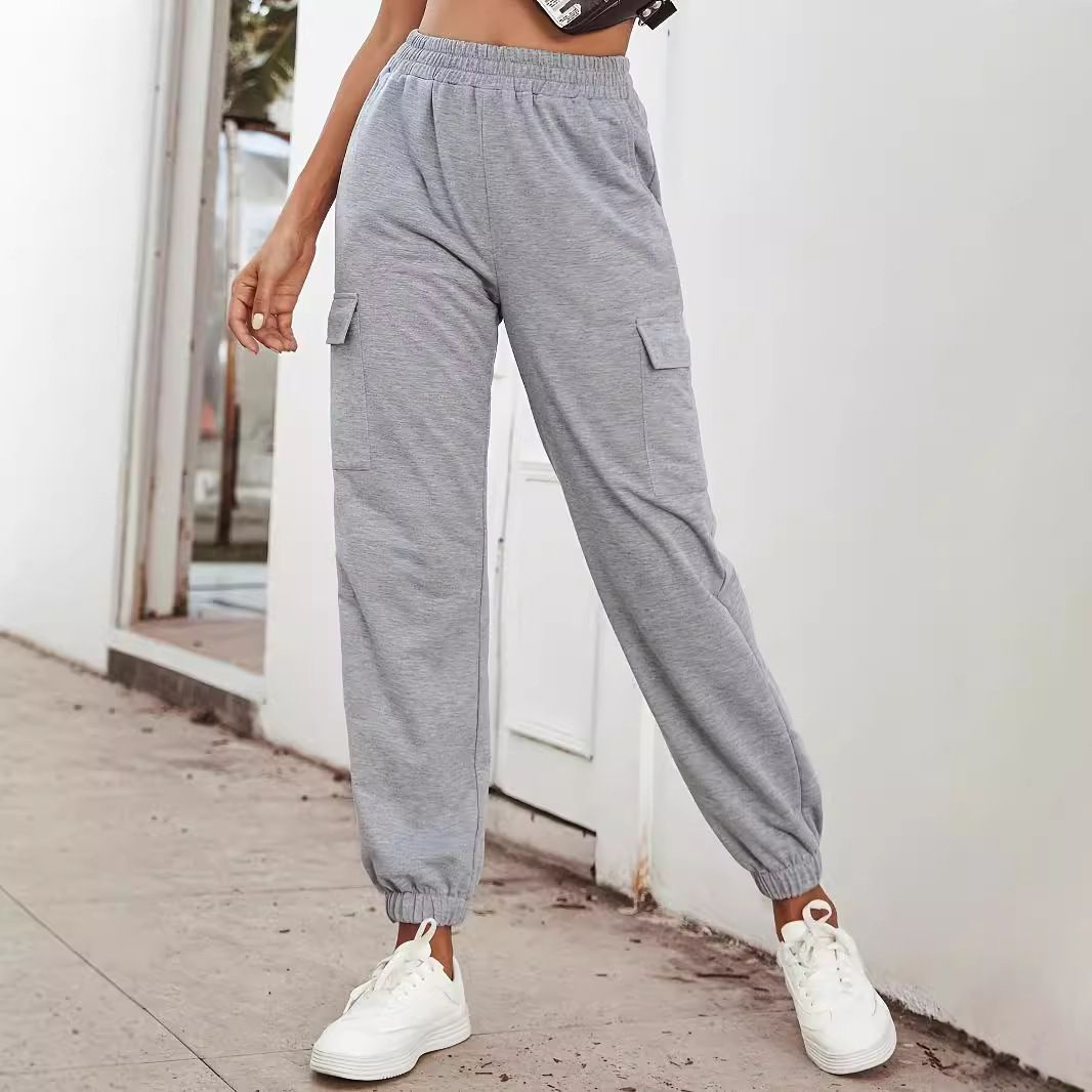 Womens High Waisted Sweatpants Joggers Lightweight Baggy Workout Cargo Pants with Pockets  Pants