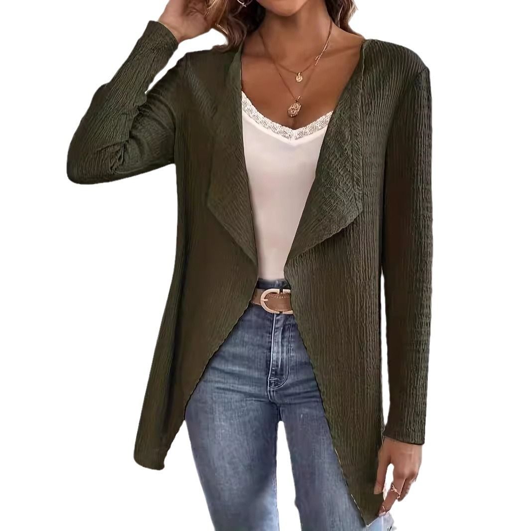 New arrivals autumn winter plus size loose knit women's cardigan coat for ladies  Coats