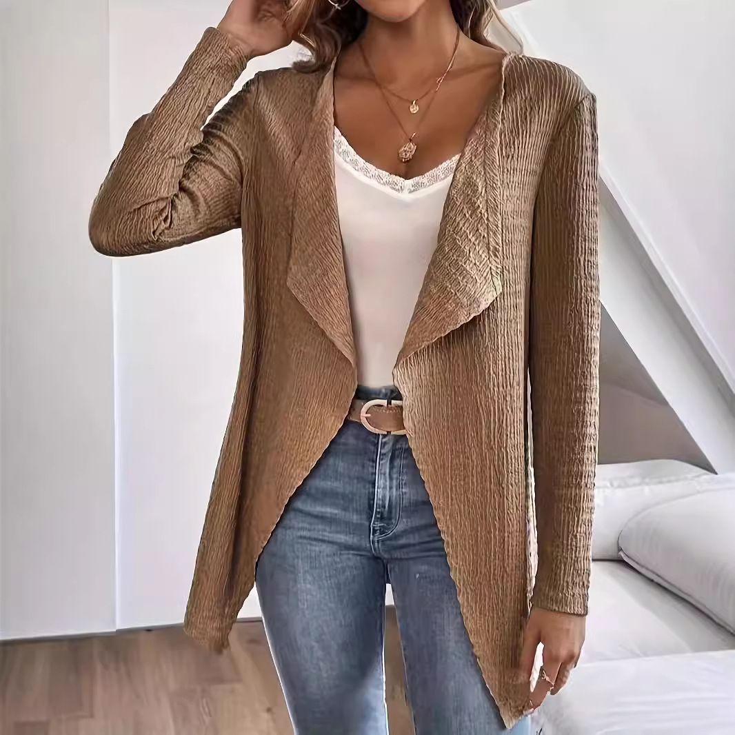 New arrivals autumn winter plus size loose knit women's cardigan coat for ladies  Coats