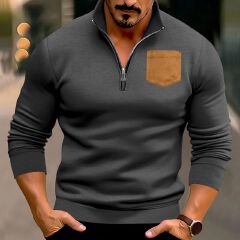 Autumn New round Neck Sweater Fashion Trend Loose Pullover OEM Service Hot Selling Casual Style custom men fleece hoodie  Sweatshirts