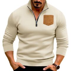 Autumn New round Neck Sweater Fashion Trend Loose Pullover OEM Service Hot Selling Casual Style custom men fleece hoodie  Sweatshirts