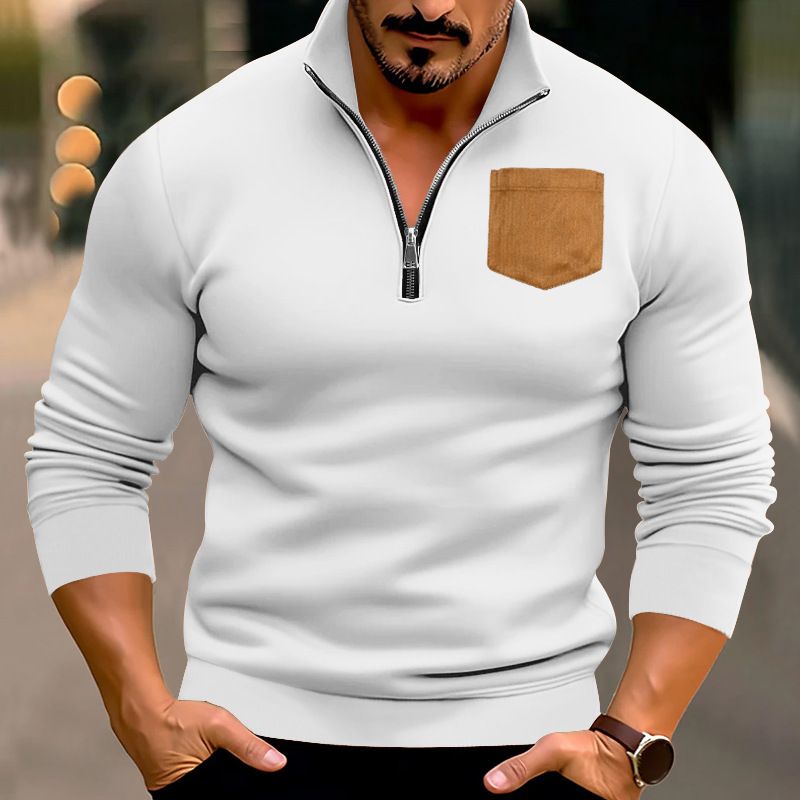 Autumn New round Neck Sweater Fashion Trend Loose Pullover OEM Service Hot Selling Casual Style custom men fleece hoodie  Sweatshirts