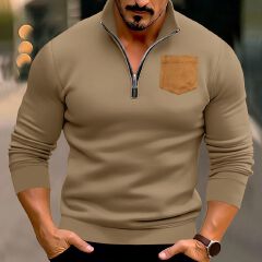 Autumn New round Neck Sweater Fashion Trend Loose Pullover OEM Service Hot Selling Casual Style custom men fleece hoodie  Sweatshirts