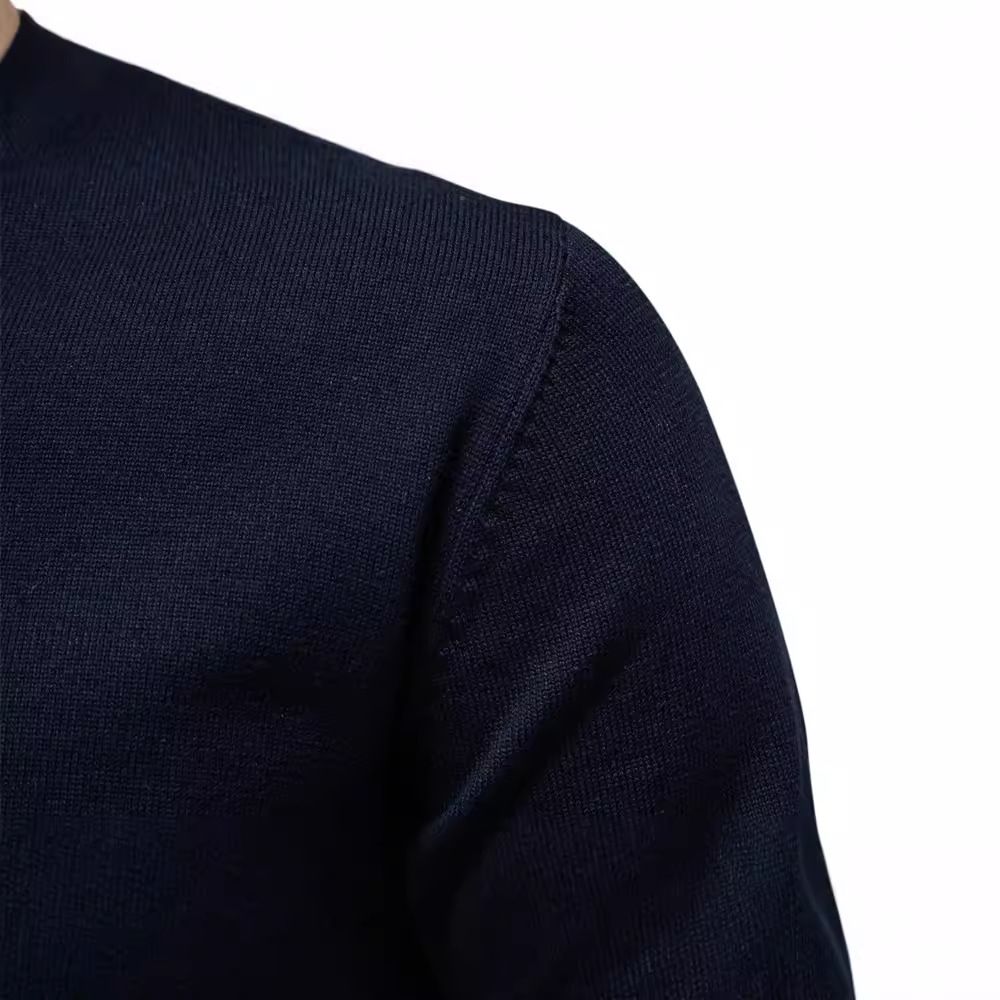 Hot Selling mans knitwear Autumn/Winter New Cotton Solid Color Sweater V-neck Trendy Men's Sweater Men's Knitted Sweater