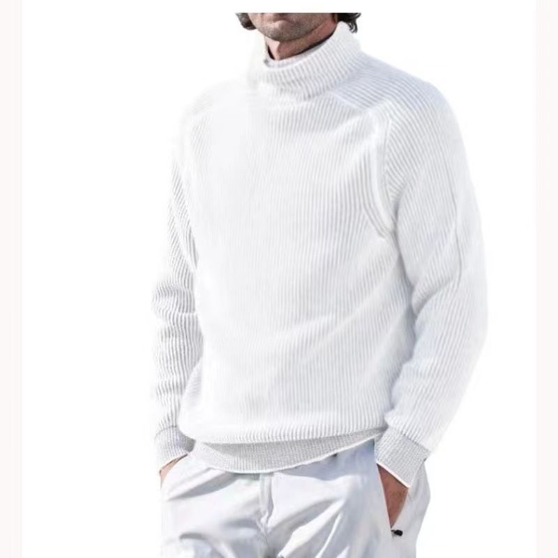 HO Autumn And Winter New Plus Size Men's High Quality Shirt, Warm Long Sleeved Knitted Sweaters, Top In Stock  Sweatshirts