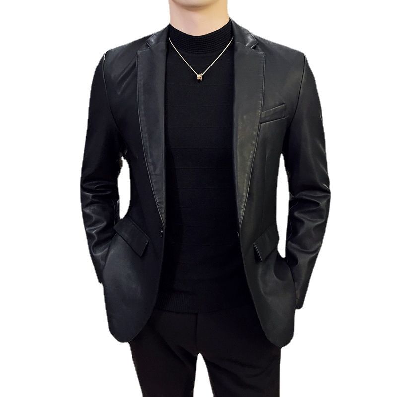 Autumn Fashion Brand New Causal Vintage Men PU Leather Plus Size 5XL Jacket Coat