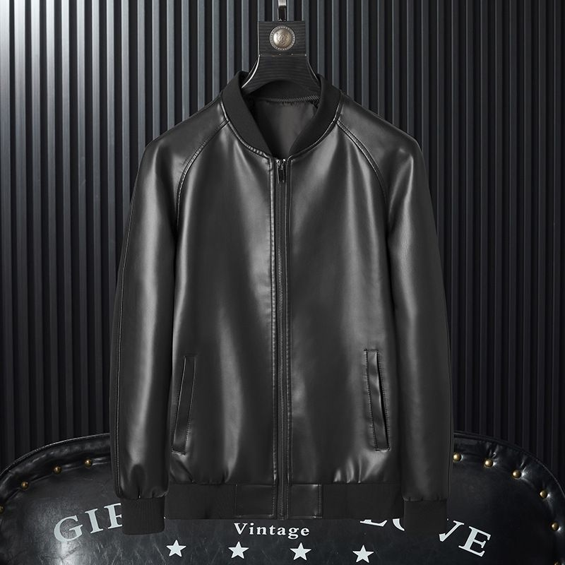 Brand new high quality motorcycle leather jacket men leather motorcycle jacket  Coats