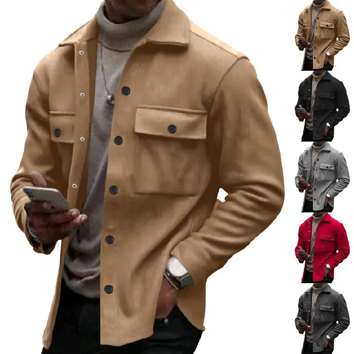 men's coat Europe and the United States cross-border hot fashion brand men's casual fashion foreign trade slim jacket jacket Coats