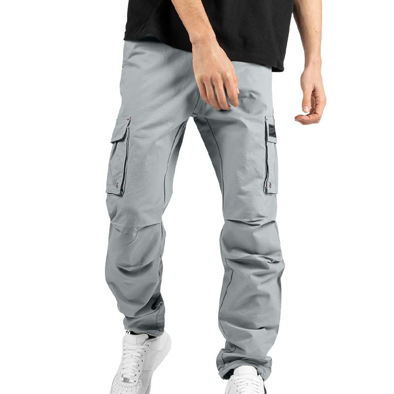 Custom Cotton Loose Men'S leisure Cargo Pants Outdoor Jogging Plus Size Men'S Pants & Trousers  Casual