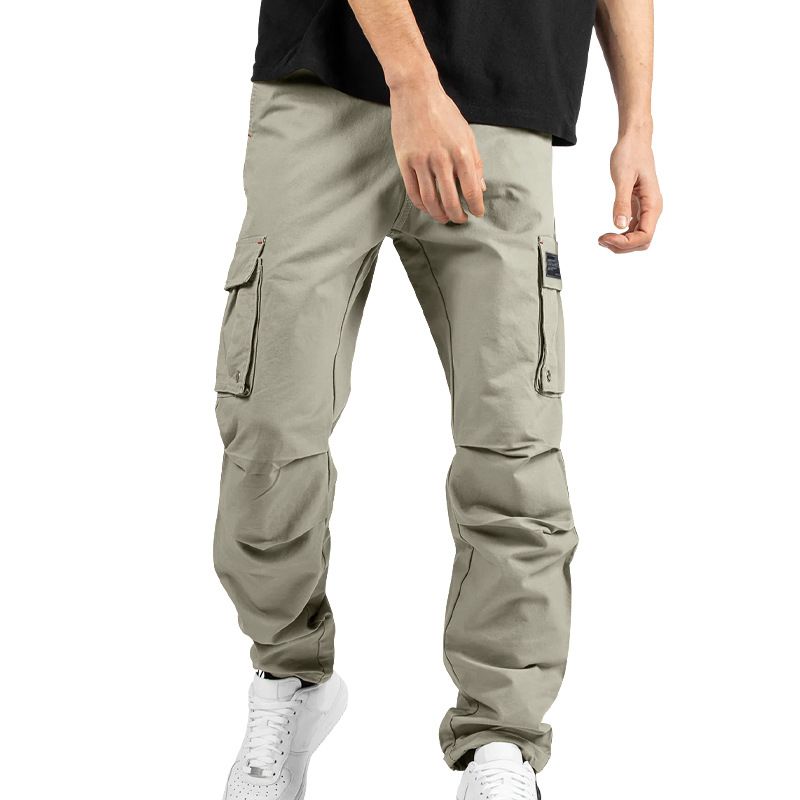 Custom Cotton Loose Men'S leisure Cargo Pants Outdoor Jogging Plus Size Men'S Pants & Trousers  Casual