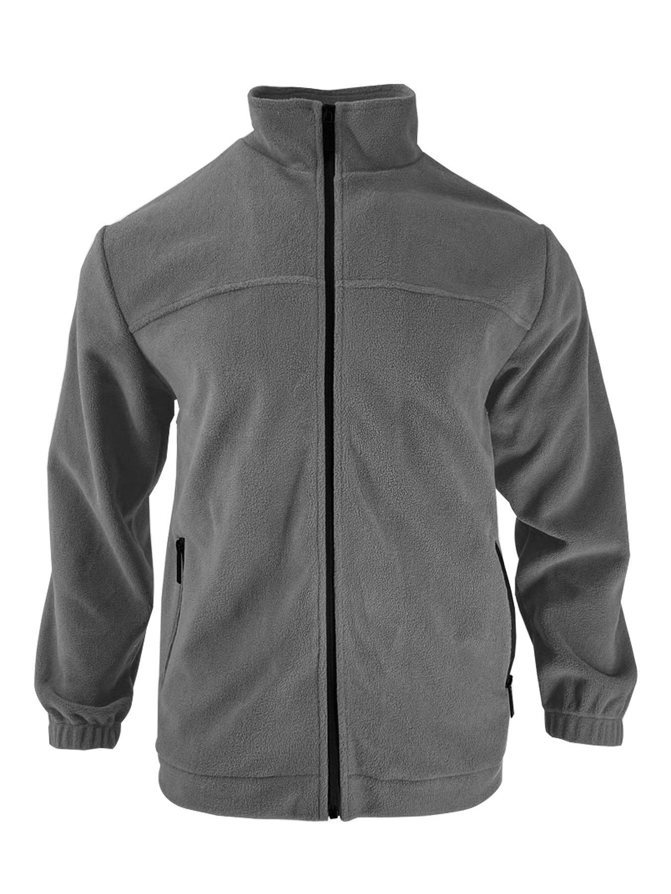New men's fleece fleece jacket for spring, autumn, winter, outdoor zipper stand up collar top jacketCoats