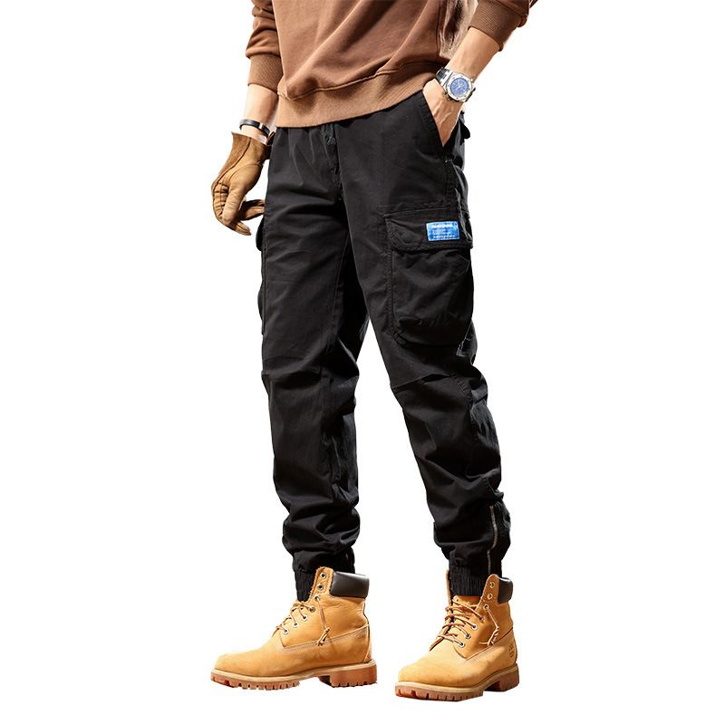 Hot Design Custom Mens Joggers Multi-pocket Cargo Pants Elastic Plus Size Men's Pants & Trousers Cargo Trousers Jeans