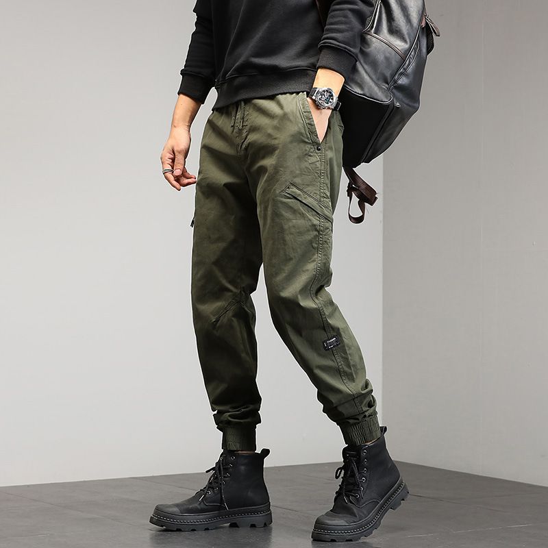NEW High quality Mens clothing fashion cargo pants streetwear baggy casual techwear pants trousers for men Jeans