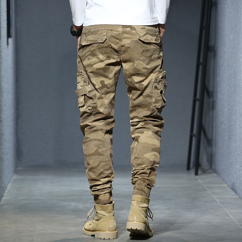 summer thin style casual pants bundle pants with trend pants men's overalls Men's Clothing Bottoms  Pants  Jeans