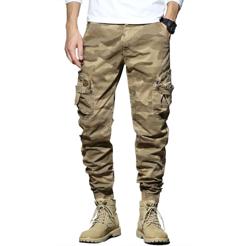 summer thin style casual pants bundle pants with trend pants men's overalls Men's Clothing Bottoms  Pants  Jeans