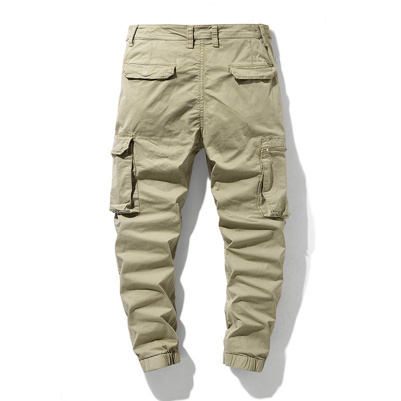 Manufacturer Multi-packets Button Fly Straight-leg Men's Cargo Pants Rip-stop Hiking Jogging Trousers Pants For Men  Jeans