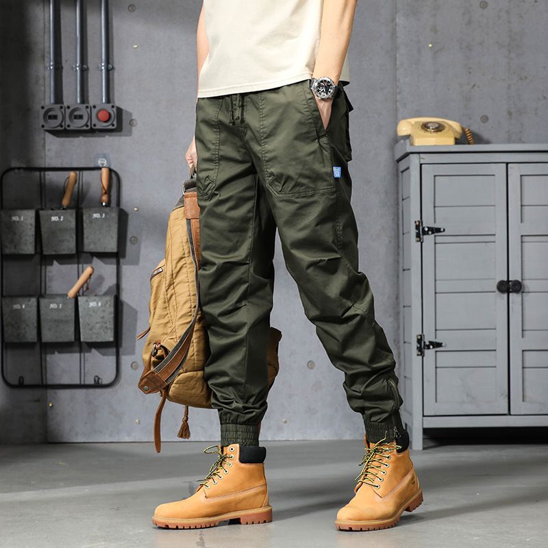 New Design Cargo Pants Men Fashion Black Fitness Tactical Trousers Streetwear Sweatpants Joggers Men Cargo Pants  Jeans