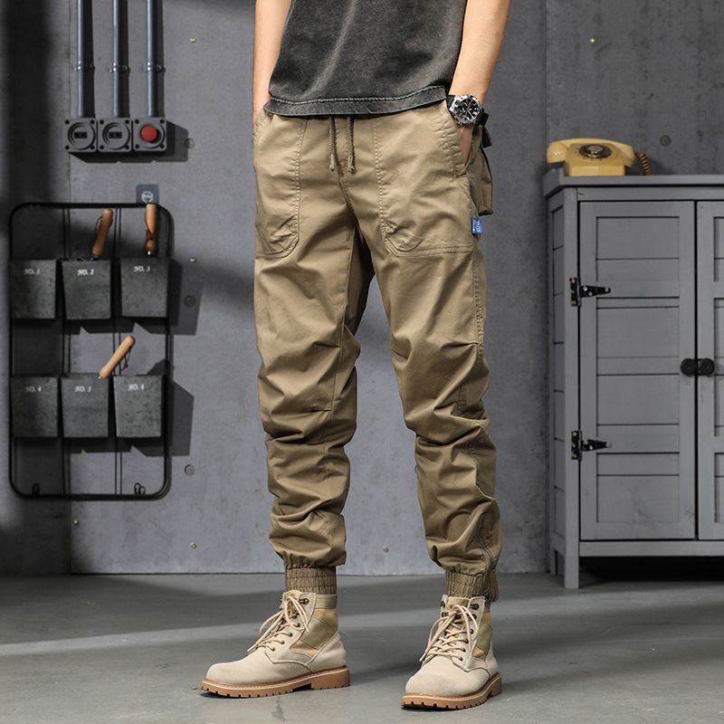New Design Cargo Pants Men Fashion Black Fitness Tactical Trousers Streetwear Sweatpants Joggers Men Cargo Pants  Jeans
