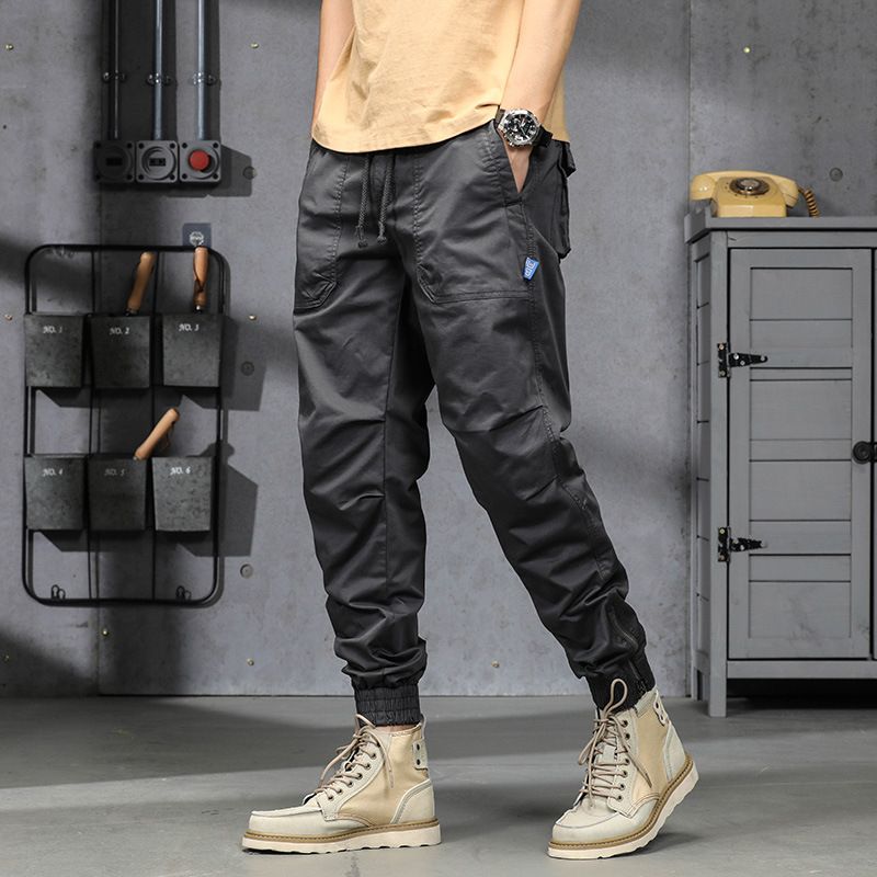 New Design Cargo Pants Men Fashion Black Fitness Tactical Trousers Streetwear Sweatpants Joggers Men Cargo Pants  Jeans