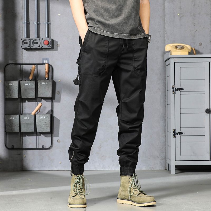 New Design Cargo Pants Men Fashion Black Fitness Tactical Trousers Streetwear Sweatpants Joggers Men Cargo Pants  Jeans