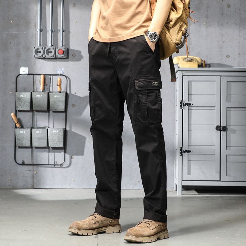 New Design Cargo Pants Men Fashion Black Fitness Tactical Trousers Streetwear Sweatpants Joggers Men Cargo Pants  Jeans