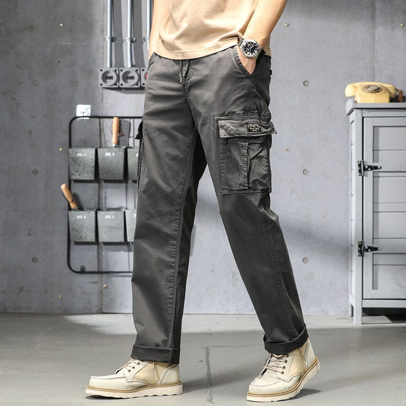 New Design Cargo Pants Men Fashion Black Fitness Tactical Trousers Streetwear Sweatpants Joggers Men Cargo Pants  Jeans