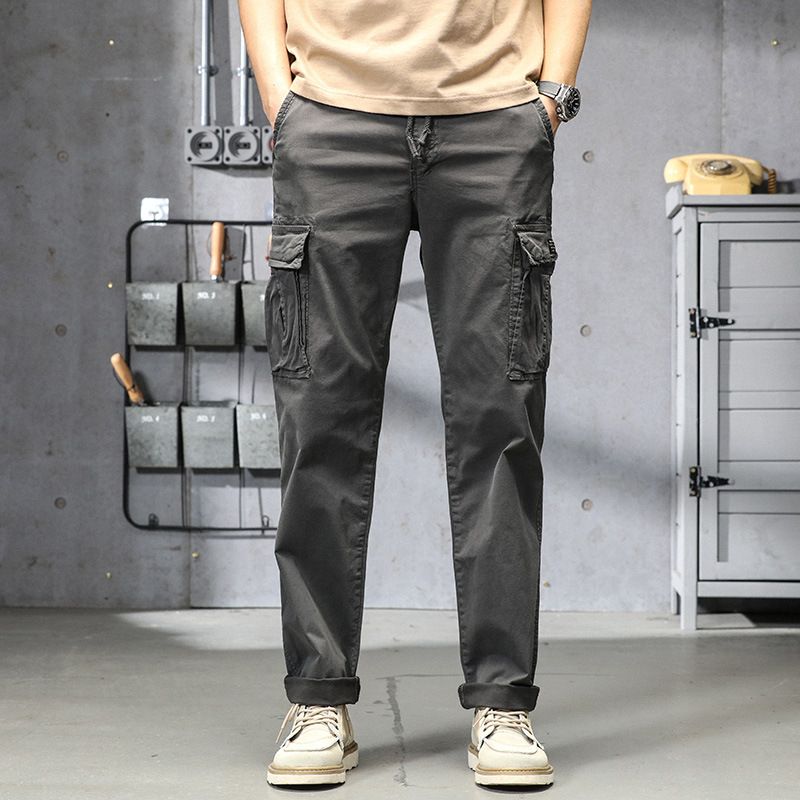 New Design Cargo Pants Men Fashion Black Fitness Tactical Trousers Streetwear Sweatpants Joggers Men Cargo Pants  Jeans