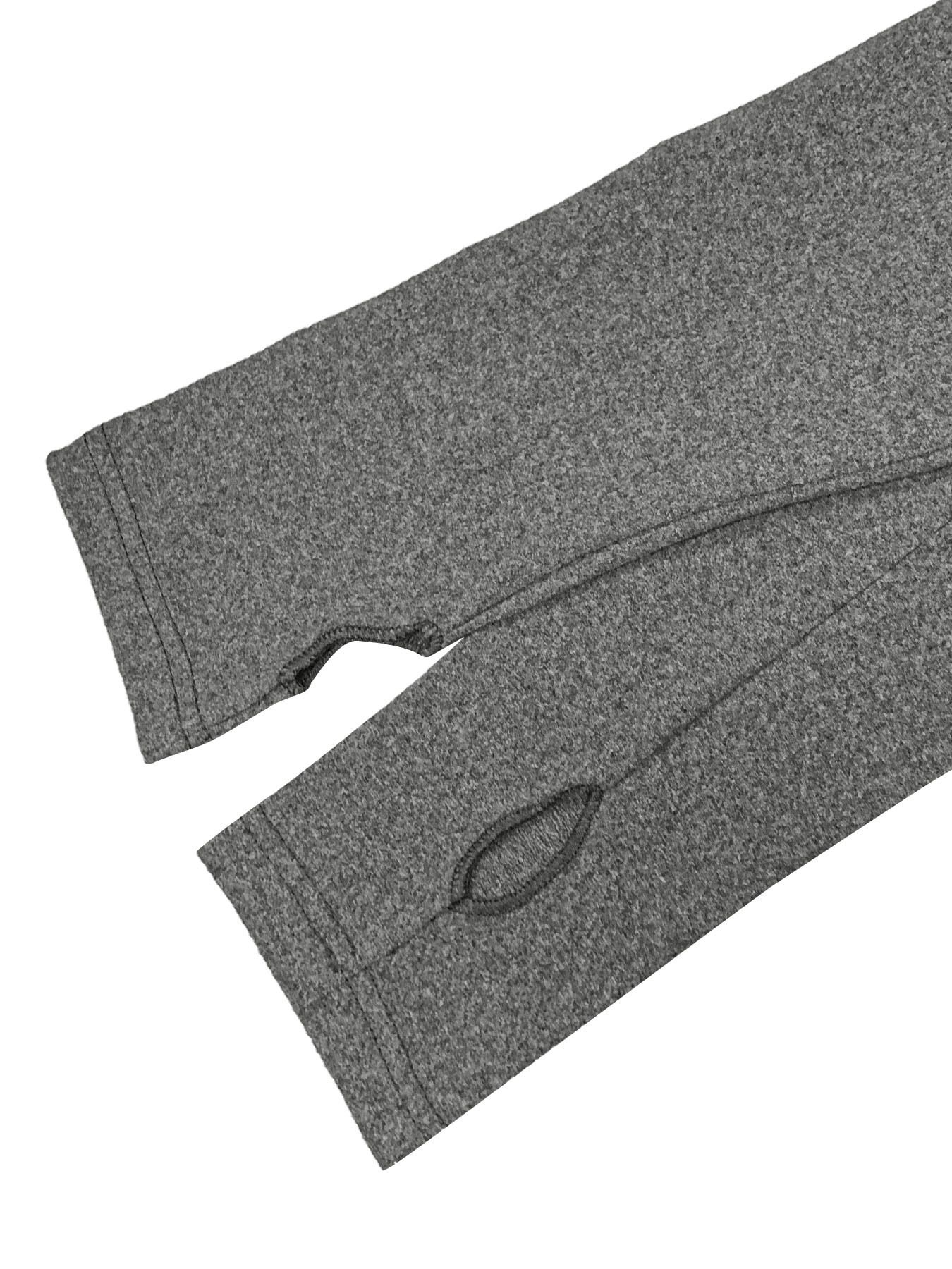 Women's High-End Basic Style T-Shirts Slim Fit Long Length Retro Artistic Design Sexy and Oversized Top for Ladies Long Sleeves Sexy Slit Round Neck Top