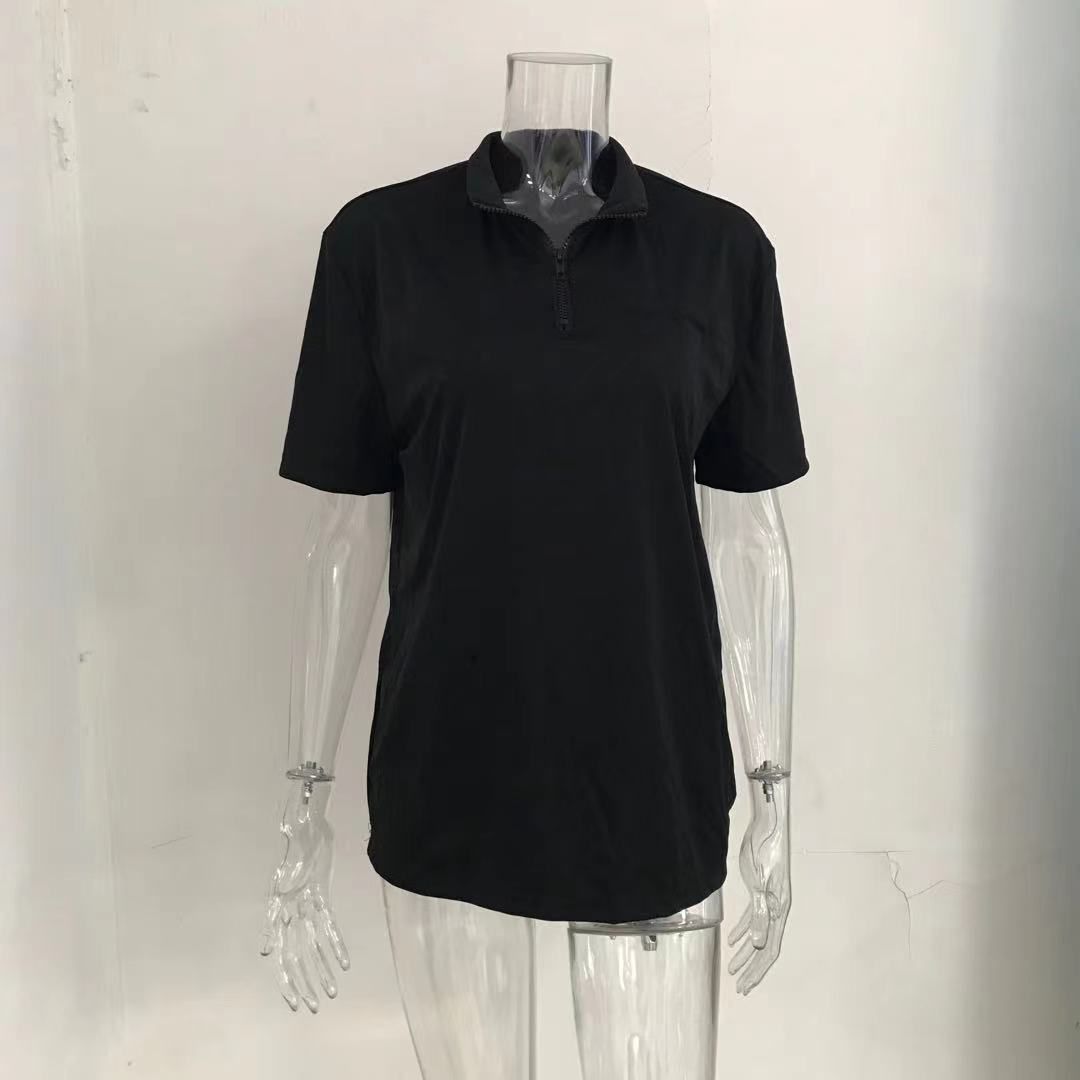 Men's Clothes Men's Knit Polo Shirt Cardigan Business Casual Men Shirt Premium Wool Blend Top Men's T-Shirt Sweatshirt Short Sleeve Slim Fit Blank Zip Golf Polo Shirts,Man Clothes