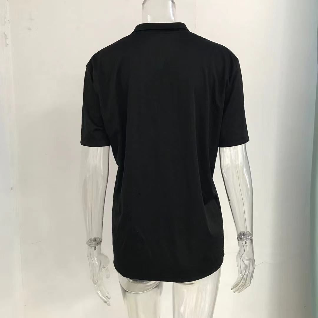 Men's Clothes Men's Knit Polo Shirt Cardigan Business Casual Men Shirt Premium Wool Blend Top Men's T-Shirt Sweatshirt Short Sleeve Slim Fit Blank Zip Golf Polo Shirts,Man Clothes
