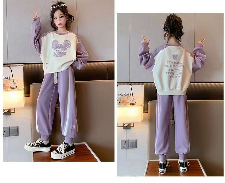 Children Girls Clothing Set Summer Bowknot Sleeveless Cotton Two Piece Suit Kids Clothes Girls Bow T-shirt + Printed Shorts Two Sets of Pantsuits Casual Outfit Baby Clothes Sets