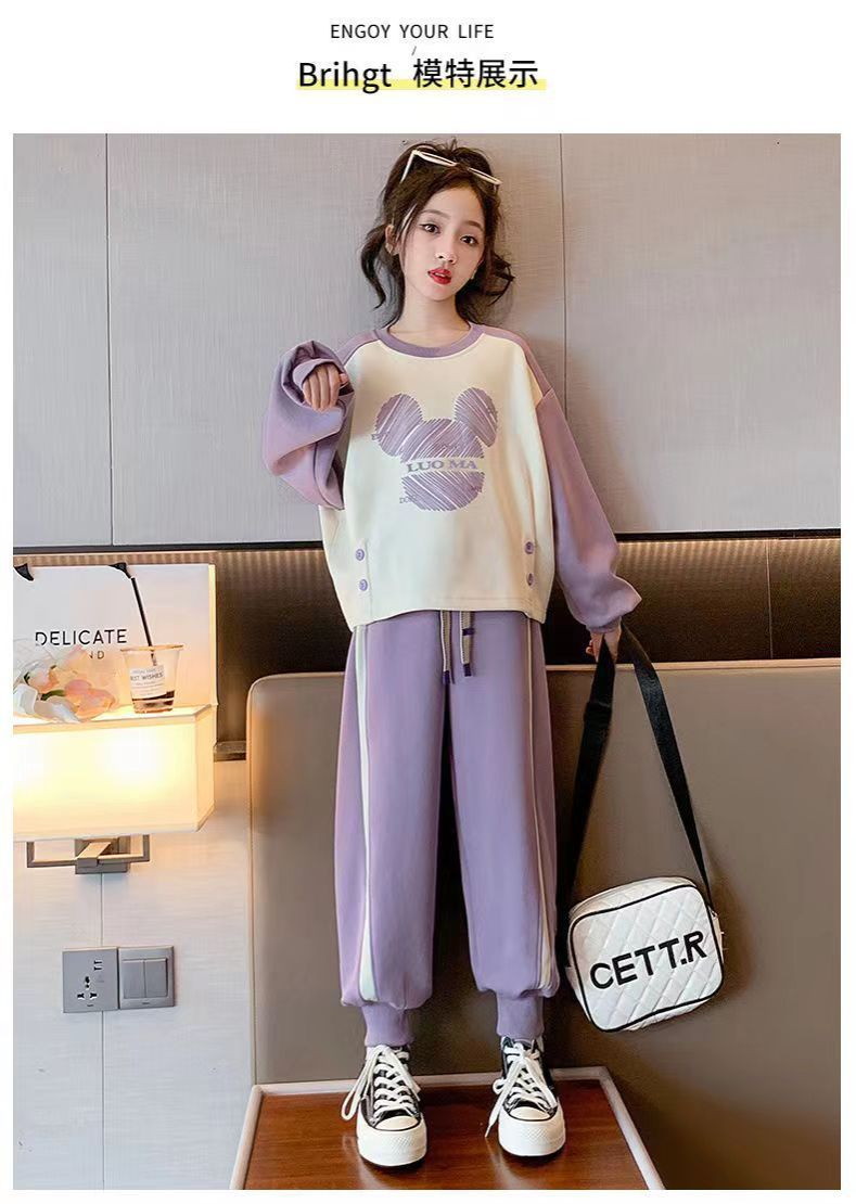 Children Girls Clothing Set Summer Bowknot Sleeveless Cotton Two Piece Suit Kids Clothes Girls Bow T-shirt + Printed Shorts Two Sets of Pantsuits Casual Outfit Baby Clothes Sets