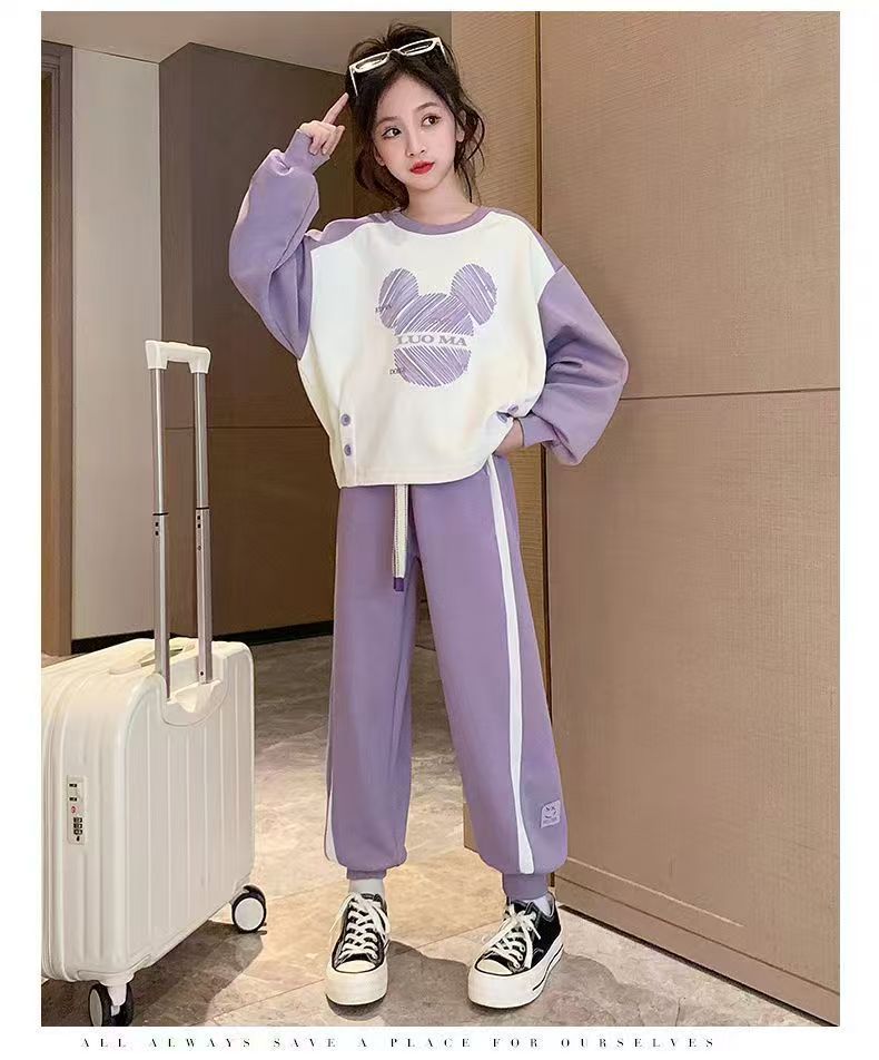 Children Girls Clothing Set Summer Bowknot Sleeveless Cotton Two Piece Suit Kids Clothes Girls Bow T-shirt + Printed Shorts Two Sets of Pantsuits Casual Outfit Baby Clothes Sets