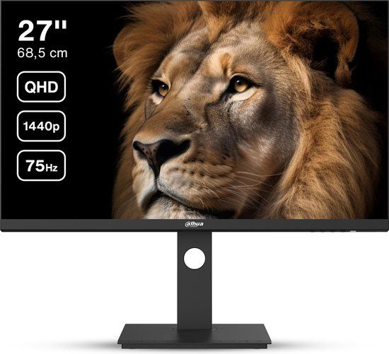 Dahua 27 Inch 2K Display Monitor QHD 75Hz Refresh Rate