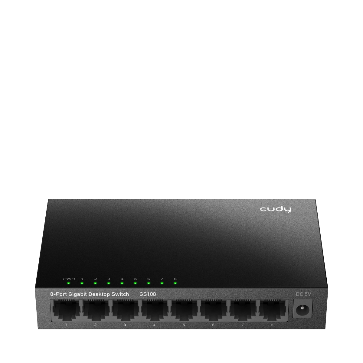 CUDY 8-PORT Gigabit metal switch 8 x 10/100/1000Mbps RJ45 ports