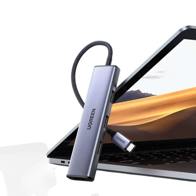New UGREEN USB Type C To 4 Port USB A Hub CM473 20841