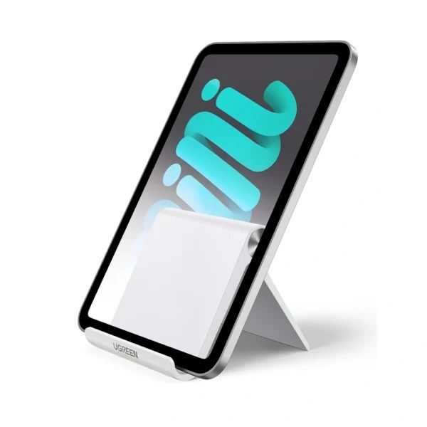 UGREEN LP106 30285 Portable Cell Phone Stand Holder- White For Phones and Tablets