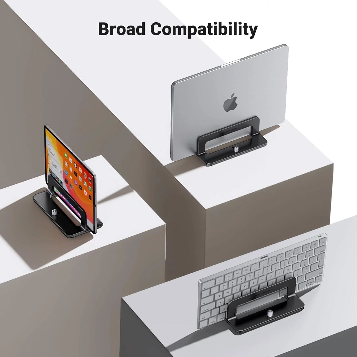 UGREEN Adjustable Width Vertical Laptop Stand For Laptops and Tablets